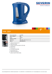Severin WK 3361 electrical kettle
