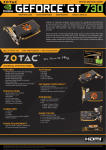 Zotac ZT-71101-10L NVIDIA GeForce GT 730 2GB graphics card