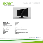 Acer P 166HQL Bb