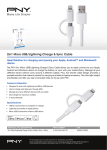 PNY C-UA-UULN-W01-01 mobile phone cable