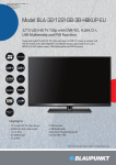 Blaupunkt BLA-32/122I-GB-3B-HBKUP-EU 32" HD-ready Black LED TV