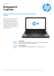 HP 15 15-g012sm