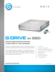G-Technology G-DRIVE ev SSD 512GB EMEA