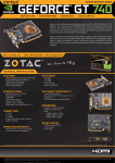 Zotac ZT-71004-10L NVIDIA GeForce GT 740 2GB graphics card