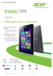 Acer Iconia W4-820-Z3742G06aii 64GB Grey