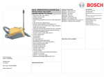 Bosch BSG82422 vacuum cleaner