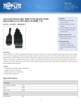 Tripp Lite Universal Reversible USB 2.0 Hi-Speed Cable (Reversible A to 5Pin Micro B M/M), 1-ft.