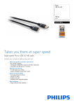 Philips USB 3.0 cable SWU3182N