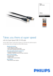 Philips USB 3.0 cable SWU3122N