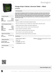 Kensington Charge & Sync Cabinet, Universal Tablet — Black