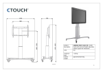 CTOUCH 10080301 flat panel floorstand