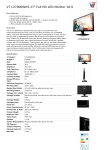 V7 L27000WHS 27" Full HD LED Monitor 16:9