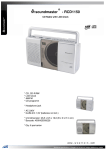 Soundmaster RCD1150 CD radio