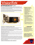 VisionTek 900685 AMD Radeon R7 250 1GB graphics card