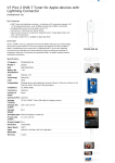 V7 Pico 2 DVB-T Tuner for Apple devices with Lightning Connector