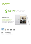Acer Iconia A1-830-25601G01nsw 16GB Silver, White