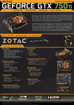Zotac ZT-70603-10M NVIDIA GeForce GTX 750 Ti 1GB graphics card