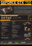 Zotac ZT-70702-10M NVIDIA GeForce GTX 750 1GB graphics card
