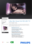 Philips 47PFG7109 47" Full HD 3D compatibility Smart TV Wi-Fi Black