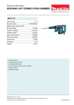 Makita HM1111C concrete breaker