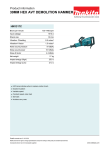 Makita HM1317C concrete breaker