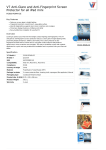 V7 Anti-Glare and Anti-Fingerprint Screen Protector for iPad mini | iPad mini Retina