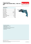 Makita HP1641K1X power drill