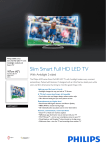 Philips 42PFG6519 42" Full HD 3D compatibility Smart TV Wi-Fi Silver