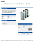 Nedis CSIPH5SUC100 screen protector