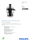 Philips Viva Collection Juicer HR1836/01