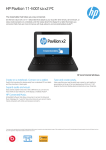 HP Pavilion x2 11-h001sa