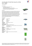 V7 Ultra Slim Tri-fold Folio Case for all iPad mini - green
