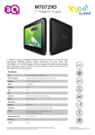 3Q Q-pad MT0729D 4GB 3G Black tablet