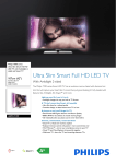 Philips 42PFK7199 42" Full HD 3D compatibility Smart TV Wi-Fi Silver