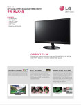 LG 22LN4510 21.5" Full HD Black LED TV