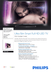 Philips 7000 series Ultra-Slim Smart Full HD LED TV 47PFK7109