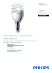 Philips Spiral energy saving bulb 8718291168898