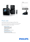 Philips Cube micro sound system DCM109