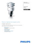 Philips Spiral energy saving bulb 8718291218289