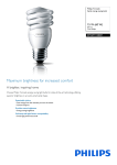 Philips Spiral energy saving bulb 8718291138051