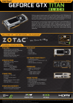 Zotac ZT-70801-10P NVIDIA GeForce GTX TITAN 6GB graphics card