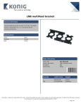 König SAT-MFH-UNI mounting kit