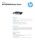 Hewlett Packard Enterprise MSR1003-8 Ethernet LAN