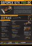 Zotac ZT-70602-10M NVIDIA GeForce GTX 750 Ti 2GB graphics card