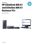 HP EliteOne 800 G1