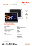 Lenco TAB-1035 8GB Silver tablet