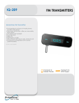 Supersonic IQ-209 FM transmitter