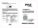 Pyle PLMRBS10 loudspeaker
