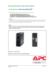 APC BX1000G uninterruptible power supply (UPS)
