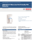 Bosch ISM-BLP1-P motion detector